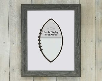 Football Photo Mat - Youth & Kids Football, Football Frame, Football Gift for Player, Football Coach Gift, Kids Room Decor, Dad, Mom