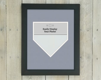 Baseball Home Plate Opening Photo Mat -  Baseball Frame, Home Plate Frame, High School Baseball, Kids & Youth Baseball, Kids Room Decor