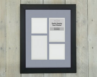 11x14 Photo Mat for Two 4x4 and Two 4x6 Photos - Picture Frame Mat, Photo Frame, Frame with Mat, Picture Frame Mat, Photo Mat