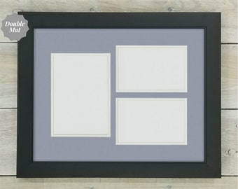 3 Photo Opening Photo Mat - For 5x7 and 4x6 Photos, Collage Matboard, Keepsake Frame, Picture Frame Mat, Matted Frame, Photo Gift