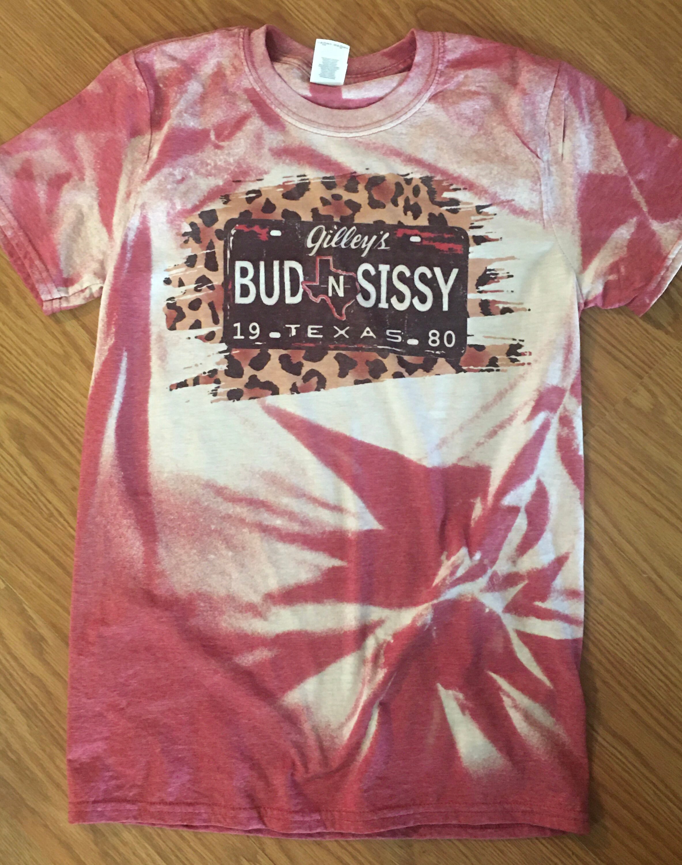 Bud and Sissy sublimation bleached Tshirt | Etsy
