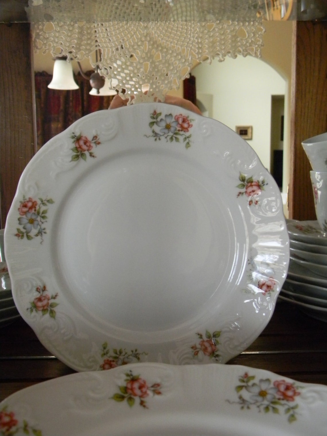 Princess House Rose Garden 29 Piece Tea Set Etsy