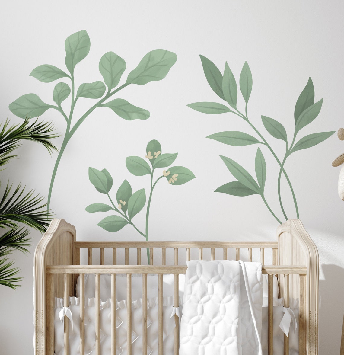 Large Botanical Wall Stickers Etsy