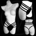 LILITH Harness Thong - sexy body harness panties goth lingerie 