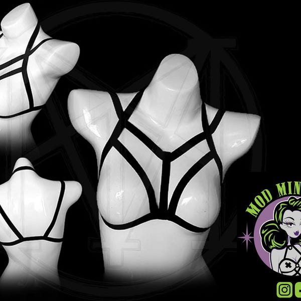 COVEN cage bra *available in many colors* strappy lingerie top