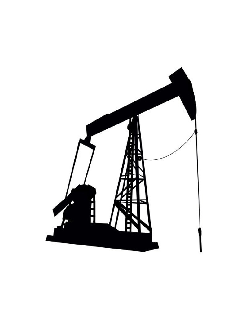 Pumpjack oilfield SVG Vector Etsy