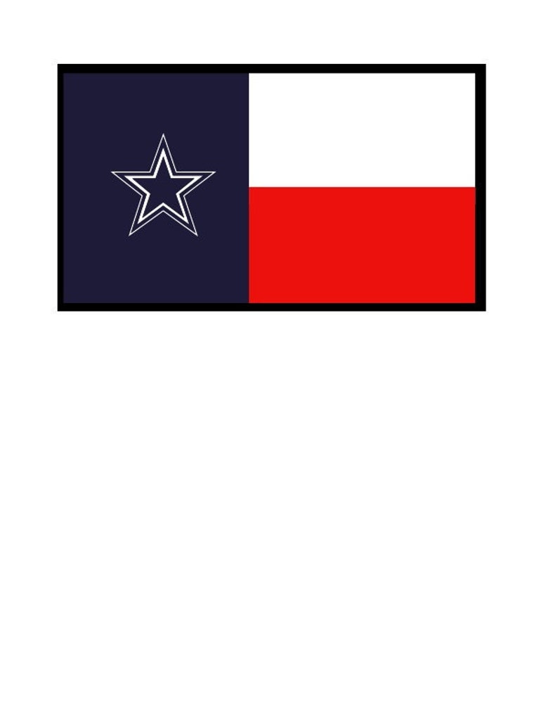 Download Texas flag Dallas Cowboys svg vector logo | Etsy