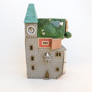Surreal Building Sculpture desk art hand made