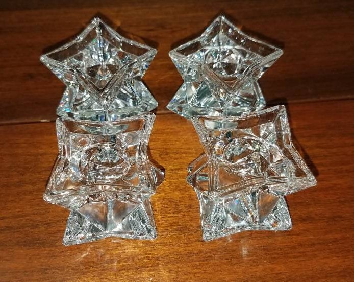 Crystal Star of David Candle Holders Etsy