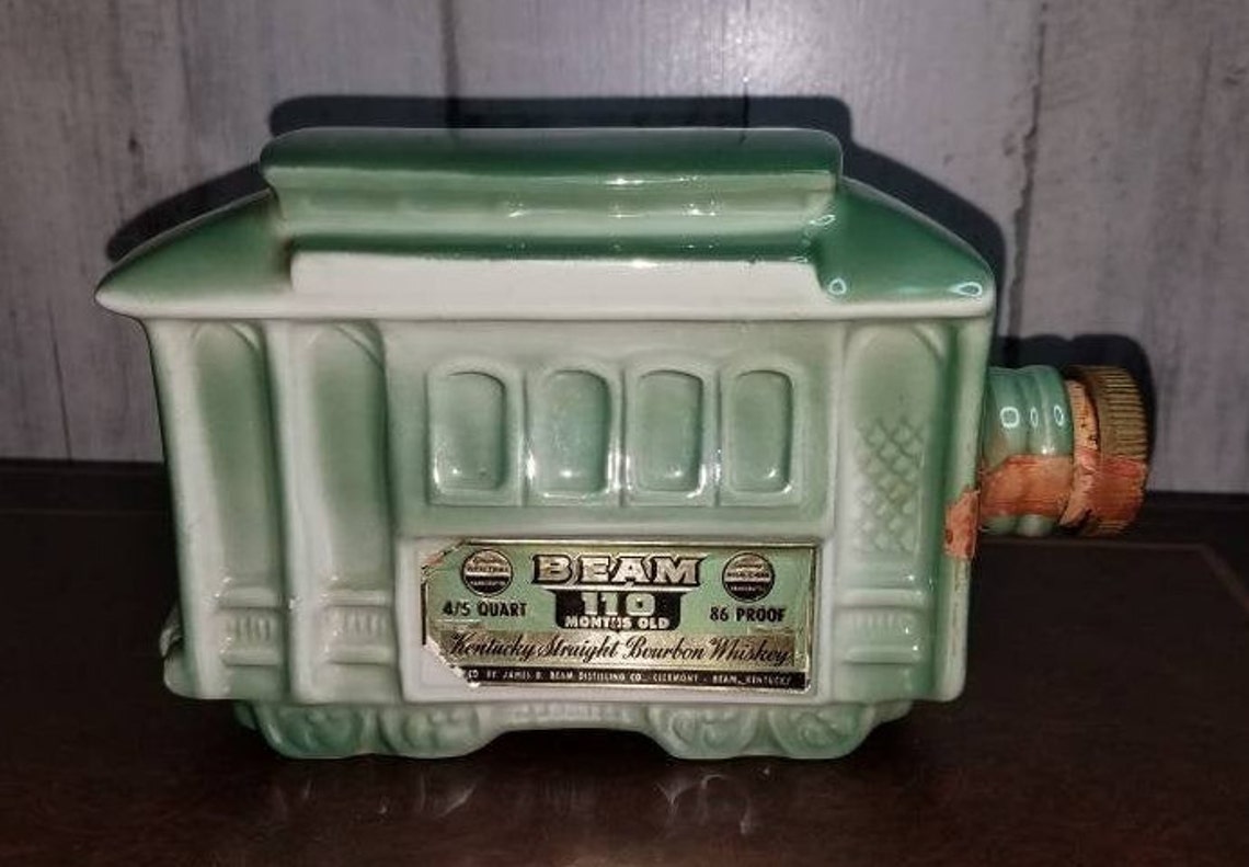 Jim Beam San Francisco Cable Car / Trolley Decanter Etsy