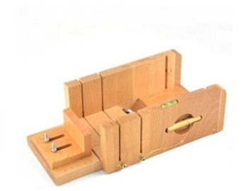 Cortador de jabón de madera ajustable, molde multifuncional para pan, utensilios hechos a mano