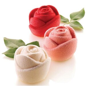 6er Rosenform Mousse Kuchenform Form Silikon Seifenform Silikonform Schokoladenform Seifenform Silikonform Harzform Kerzenform