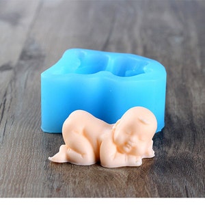 DIY baby Soap mold Baking Cake Fondant chocolate mold fondant cake decorating tools mould silicone mold R0575