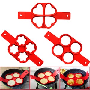 New Stainless steel omelet maker, egg mold, omelette decoration, frying pan,  egg pancake, kitchen cooking tool, baking tool, omelet forming machine,  gadget ring