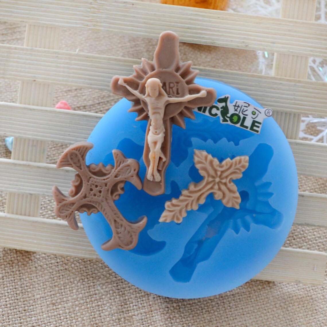 Cross Fondant Cake Molds Chocolate Mold Mould for the kitchen Etsy