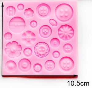 Small Dry Pace Button Buttons Chocolate Molds Fondant Cake Decorating Silicone Mold Diy Cake Baking Cake Mold For The Kitchen Baking Tools