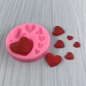 Valentine&#39;s Day love Scented Candle Silicone Mold-Fondant Chocolate Drip Glue Mold-Birthday Cake Decoration Tools Diy Resin Casting Crafts