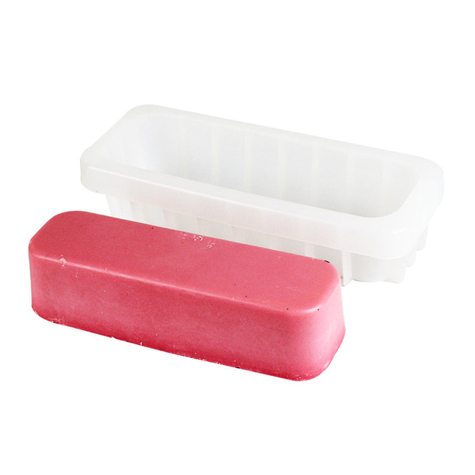 Silicone Soap Mold Rounded Rectangle Handmade Loaf Mould 53 Oz Etsy