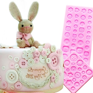 Small Dry Pace Button Buttons Chocolate Molds Fondant Cake Decorating Silicone Mold Diy Cake Baking Cake Mold For The Kitchen Baking Tools