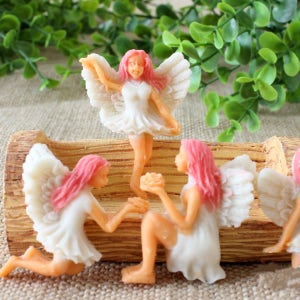 DIY Baking Fondant Cake Decoration Mold Angel Sprite Chocolate Mold Resin Flower Silicone Mold F0839
