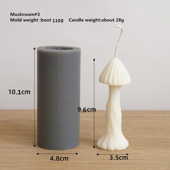 Mushroom Shape Silicone Mold, Mushroom Silicon Candle Mold