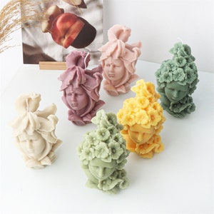 Lily Fairy Candle Mold, Handmade Silicone Aromatherapy Plaster Resin Model