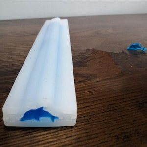 Dolphin shape Silicone Handmade Soap Tube Mold Mousse Cake Roll Sandwich Mold Tube Mould Soap mold
