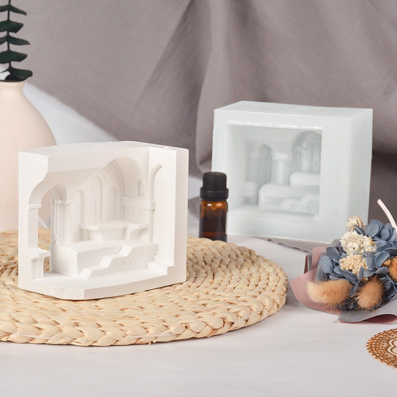 Silicone Mold Candle Molds Catholic Holy Family of Three Handmade Candle  Shape Holder Mould Aroma Stone Molds 