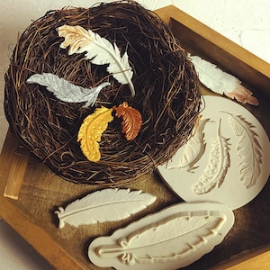 Luxurious Feathers Collection Cake Mold Chocolate Mould for the Kitchen Baking Cake Tool DIY Sugarcraft Decoration Tool
