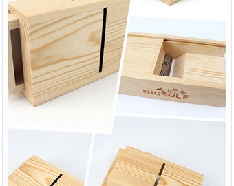 NK-10 Loaf Soap Trim Tools Wooden Box With Metal Blade DIY Trimming Polishing
