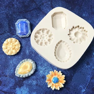 Jewelry Gem Collection Cake Mold Chocolate Mould for the Kitchen Baking Cake Tool DIY Sugarcraft Decoration Tool