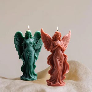 Dream Wings Goddess Scented Candle Silicone Mold Fondant DIY Soap /Plaster/Epoxy Resin Arom Candle Diffuser Stone Decorative Ornaments Mold