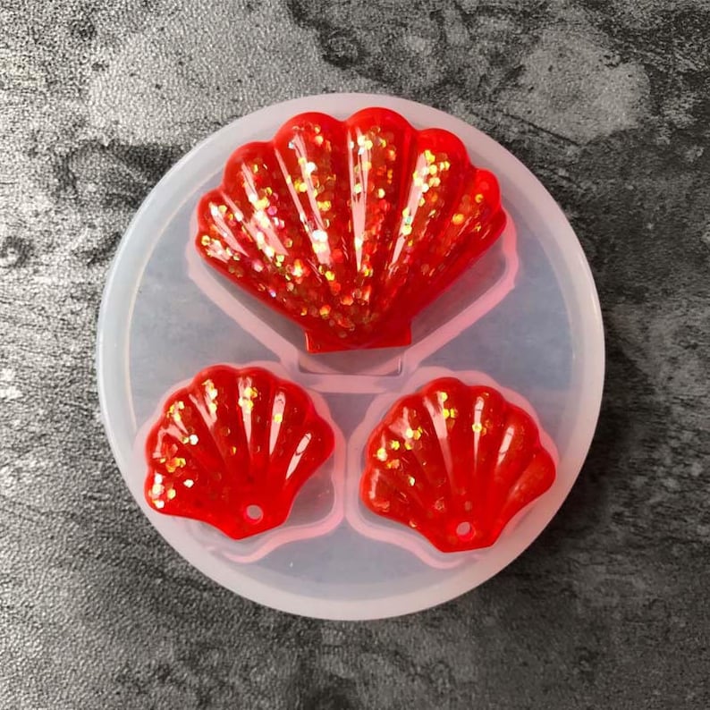 Mini Crystal Dijiao Shell Silicone Mold diy Ornament Making Small Shell Porcelain Striped Chocolate Foldant Cake Decorative Mold