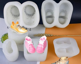 3D Sneaker Silicone Mold, Handmade Soap, Candle, Resin, Plaster