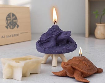 Süße Schildkröten Silikonform – 2-teilig, Ca. 4,6 Cm, Für Harz, Seife, Schokolade & DIY-Basteln