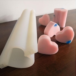 900G Capacity Silicone Tube Mold Silicone Soap Mold Silicone Mold Big Love Shape Soap Tube Mould Chocolate Soap Mold Resin Mold Candle Mold