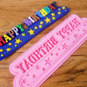 M0018 Happy Birthday shape fondant cake mold chocolate mold for cooking cooking Silicone Sugar Decoration Cake Tool