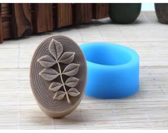 Oval Flower Silicone Mold, Handmade Soap & Cake Decor