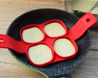 Square Pancake Mold, Food Grade Silicone Omelette Maker