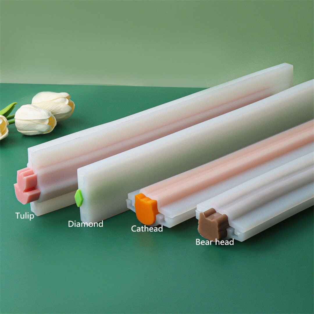 3D Silicone Diamond Mousse Tube Mold, Tulip Tube Mold, Cathead Tube