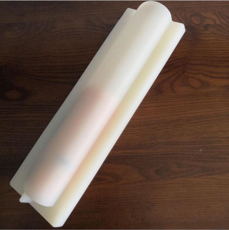 Big Heart Shape Tube Pipe Column Soap Mold Circular Silicone Etsy