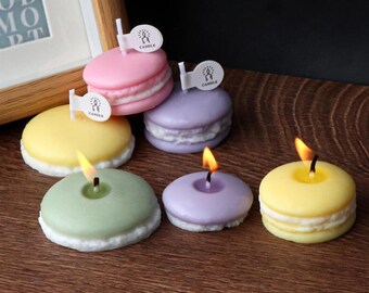 Macaron Silicone Mold: DIY Candle, Cake, Dessert Decoration