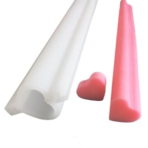 3D DIY Heart Soap Molds,Handmade Silicone Soap Tube Moulds,Soap Tools,Tube Moulds T0014