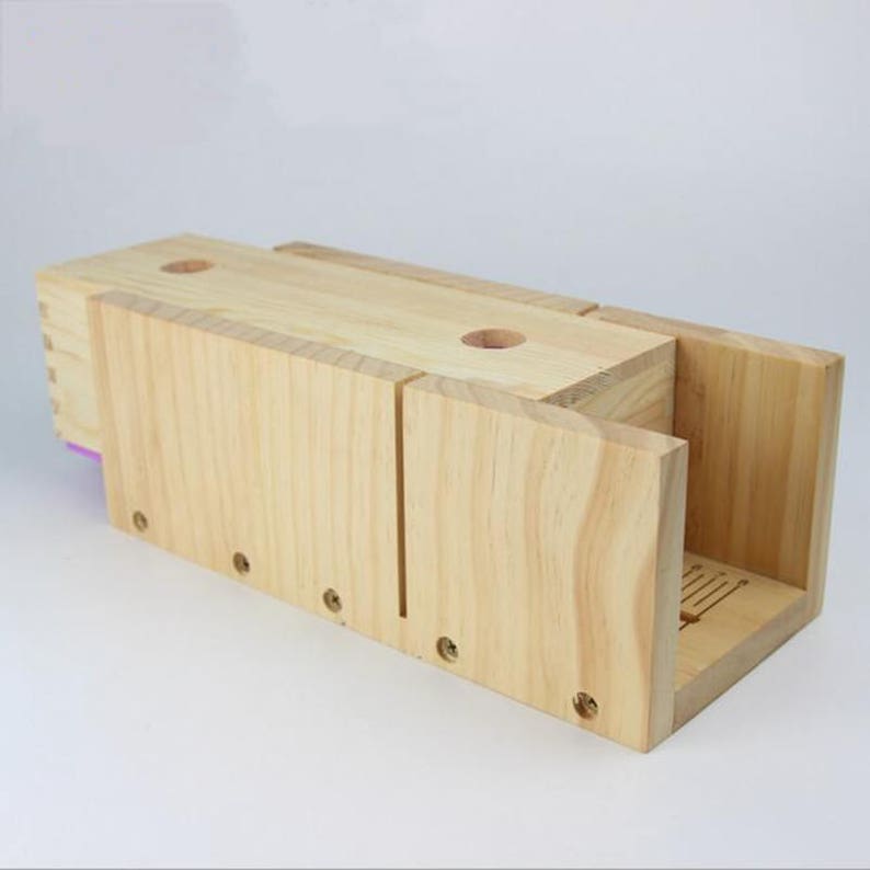 Adjustable Wooden Soap Loaf Cutter Mold and Rectangular Soap Etsy