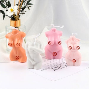 3D Human Body Silicone Candle Mold Men and Women Mold DIY Crystal Epoxy Mold,Aromatherapy Plaster Mold,Resin Mold,Human Body Decoration Mold
