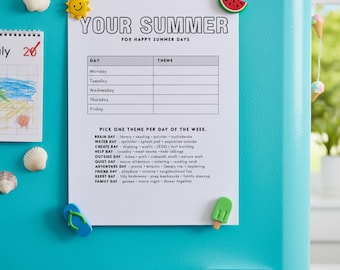 Summer Routine Kit for Moms | Flexible Schedule, Activity Ideas (Digital Download)