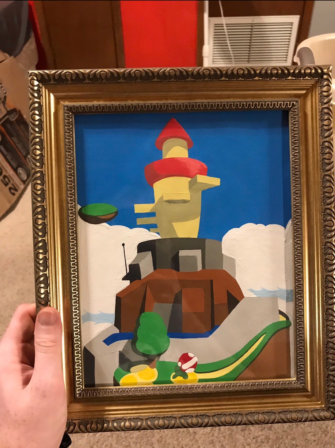 Custommade Super Mario 64 Painting Prints Etsy