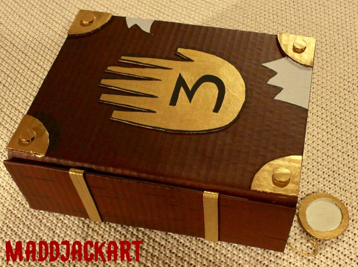 Gravity Falls Cardboard Journals Prop Set 3 Pcs Etsy