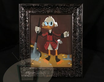 DuckTales Scrooge McDuck Portrait Painting Print