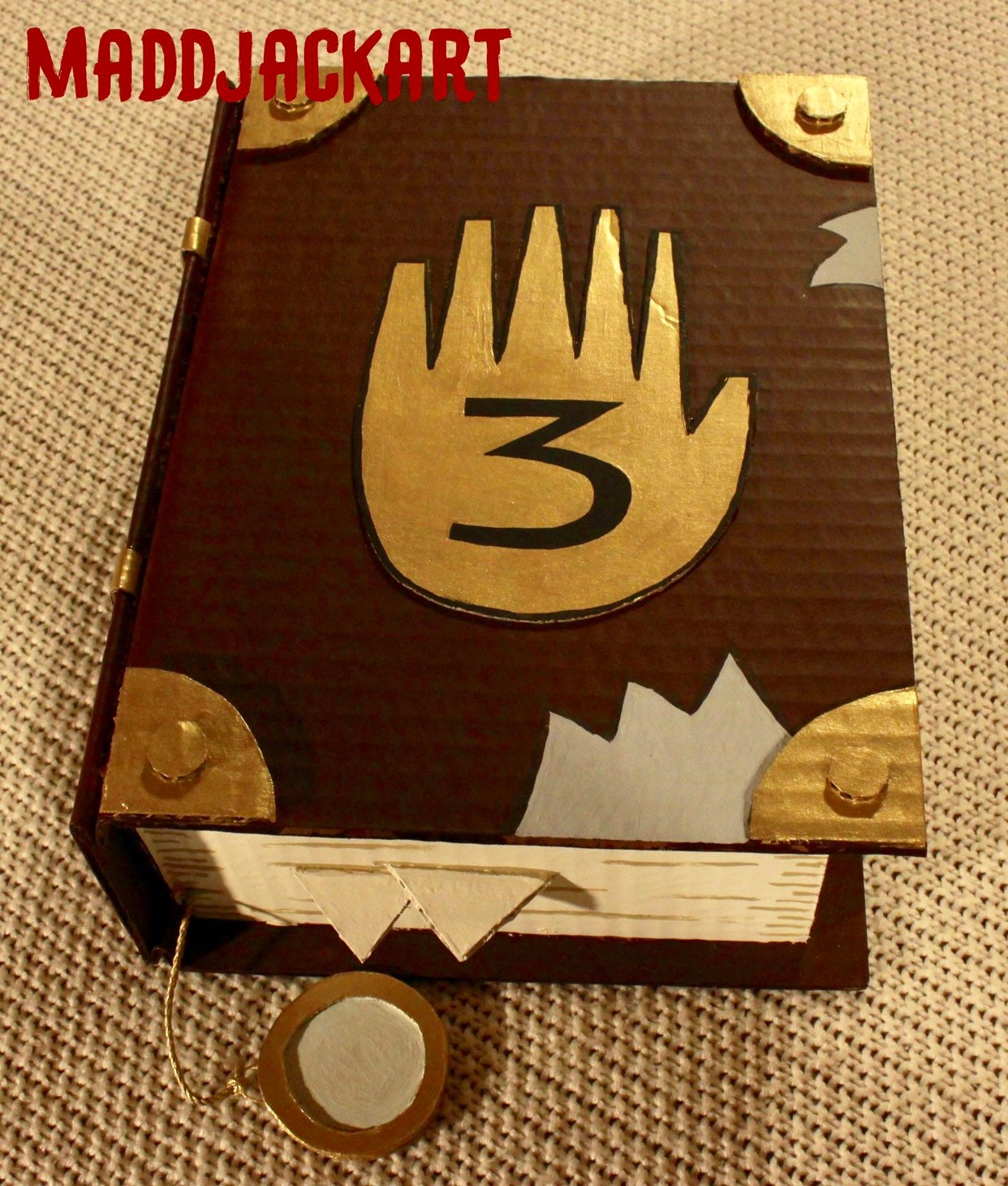 Gravity Falls Cardboard Journals Prop Set 3 Pcs Etsy